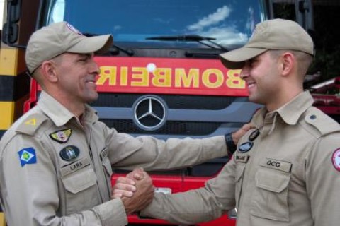 Filhos se inspiram nos pais e transformam a carreira de bombeiro militar em legado da família