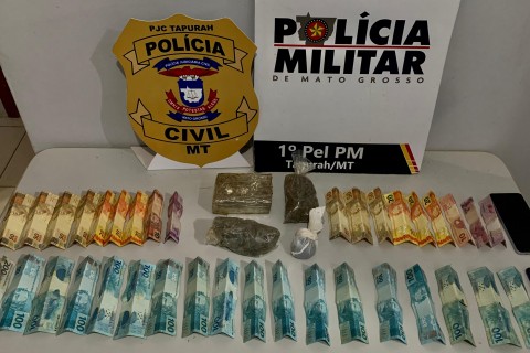 Ação integrada entre Polícia Civil e Polícia Militar prende casal de traficantes