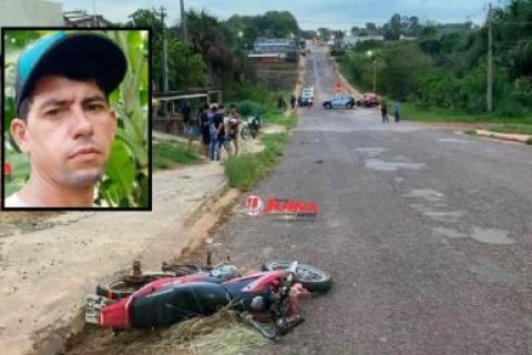 Motociclista morre após ser atingido por carretinha em Juína