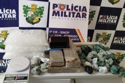 Quadrilha de traficantes é presa com maconha e utensílios para venda da droga