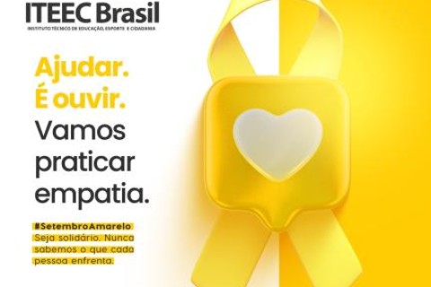 Iteec Brasil lança campanha de conscientização sobre o Setembro Amarelo