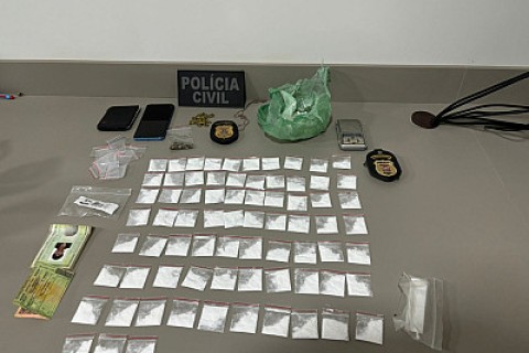 Polícia Civil prende traficantes de cocaína que atuavam em Campo Novo do Parecis