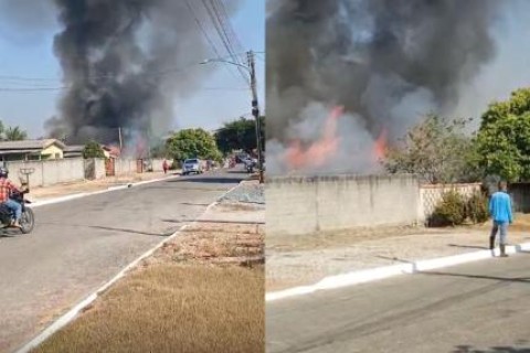 Veja vídeo - Bebê de 1 ano morre e irmã fica ferida durante incêndio em casa