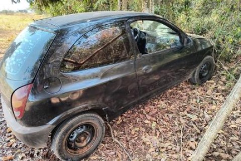 Carro de facção usado para sequestros é apreendido pela polícia no interior