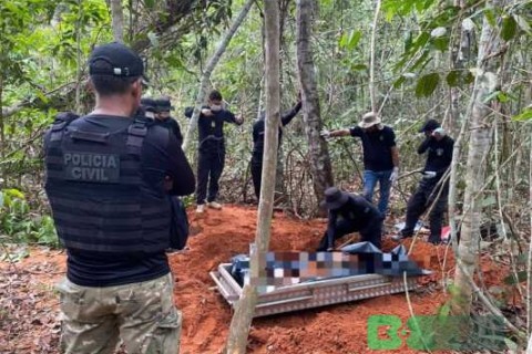 Corpos de casal desaparecido são encontrados em Brasnorte com apoio da PJC.