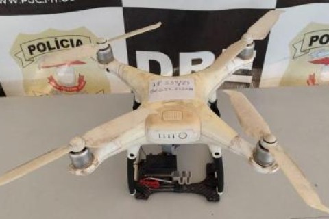 Traficantes que enviavam droga por meio de drone ao presídio são alvos da polícia